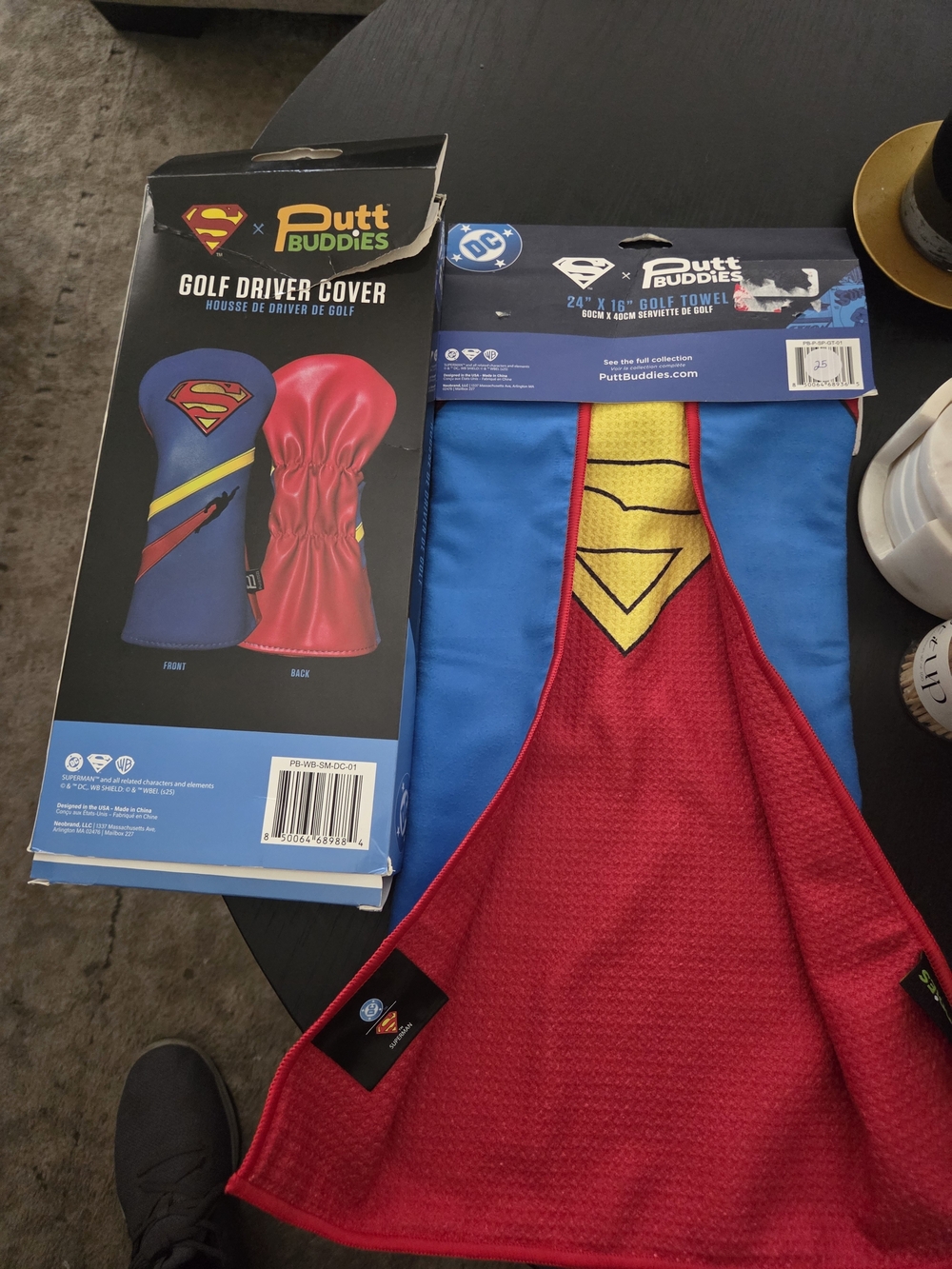 Superman Red & Blue Golf Towel